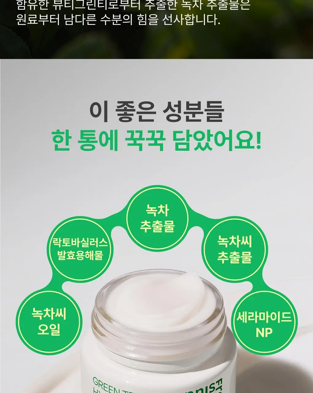[1+1/화잘먹] 이니스프리 그린티 수분크림 50ml 더블기획 상세페이지 20